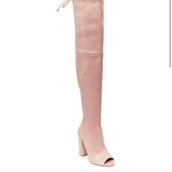 Steve Madden Pink Thigh high boots - Picture 2 of 2